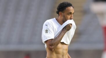 Aubameyang bel et bien blessé