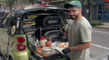 Il a perdu son emploi et a transformé sa Smart en pizzeria, aujourd'hui il réalise un chiffre d'affaires de 10 000 euros par mois.