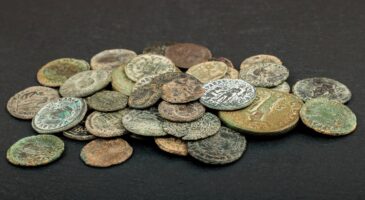 Il trouve 15 vieilles pièces romaines, le détecteur de métaux continue de biper : il y en avait 934 sous terre. Un trésor qui équivaut à 6 années de service pour un légionnaire romain